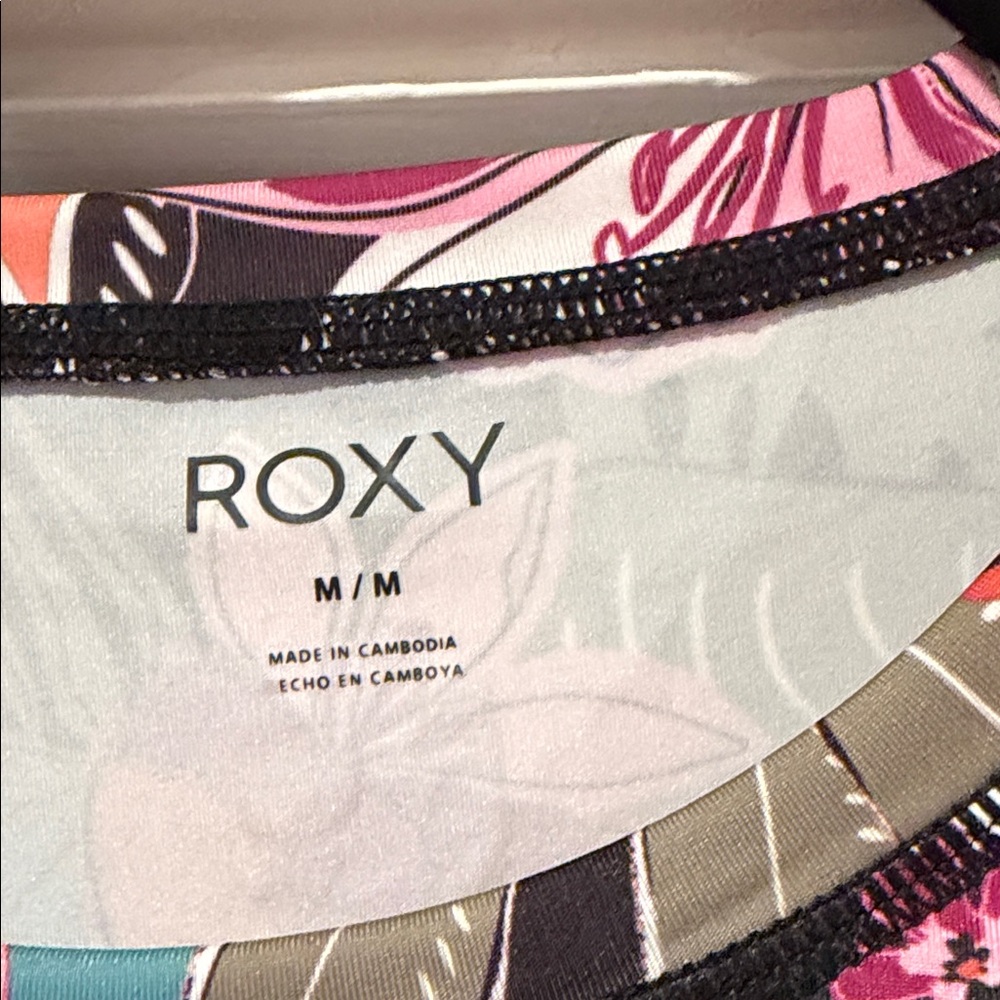 Roxy Multicolor Floral Rash Guard - Picture 4 of 4